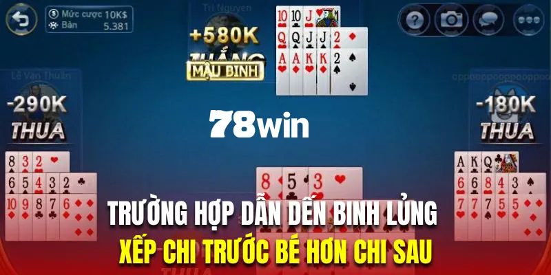 Xếp chi trước bé hơn chi sau là trường hợp dẫn dến binh lủng phổ biến